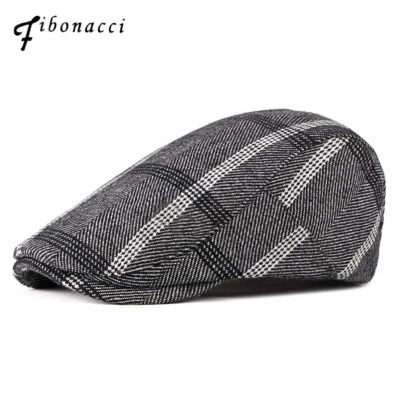 Fibonacci Autumn Winter Fashion French Plaid Beret Hats for Men Cotton Flat Top Ivy Newsboy Caps
Fibonacci Autumn Winter Fashion French Plaid Beret Hats for Men Cotton Flat Top Ivy Newsboy Caps