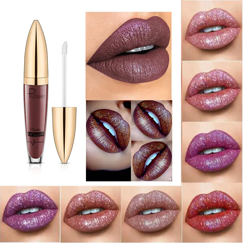 pudaier diamond glitter lipstick