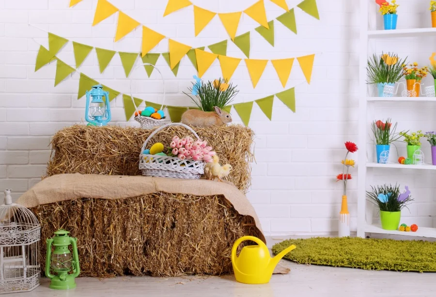 Laeacco Photo Backdrops Easter Day Gray Brick Wall Flag Haystack Rabbit Spring Potted Flower Baby Photo Backgrounds Photo Studio
Laeacco Photo Backdrops Easter Day Gray Brick Wall Flag Haystack Rabbit Spring Potted Flower Baby Photo Backgrounds Photo Studio