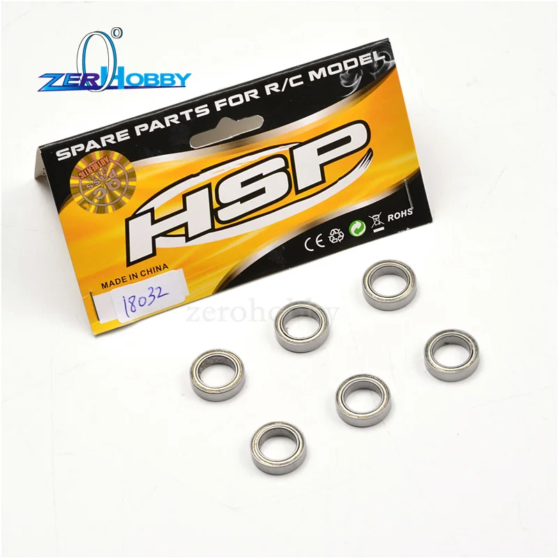 6PCS RC car 1/10 HSP 18032 Ball Bearings 10*15*4 For HSP 94180 1/10 4WD Rock Crawler Pangolin
6PCS RC car 1/10 HSP 18032 Ball Bearings 10*15*4 For HSP 94180 1/10 4WD Rock Crawler Pangolin