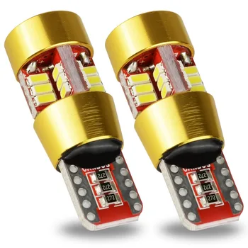 2pcs Safego T10 27SMD 3014 Chips LED Wedge Bulb With Len For Car Interior Turn Signal Parking Replacement Lamp Light W5W 194 168
2pcs Safego T10 27SMD 3014 Chips LED Wedge Bulb With Len For Car Interior Turn Signal Parking Replacement Lamp Light W5W 194 168