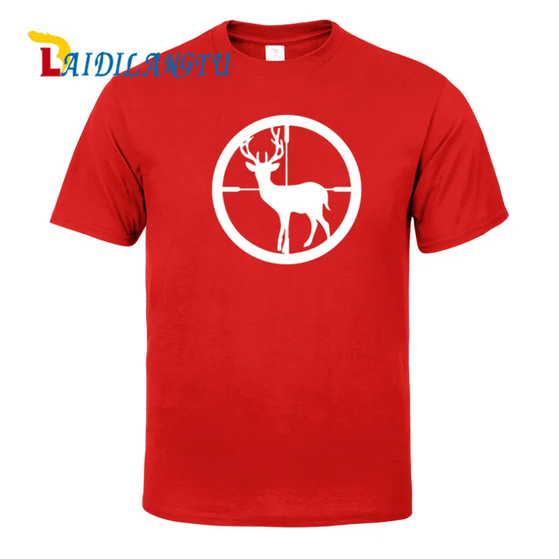 Men T-shirts Funny Design Deer Hunter Aim Target Rifles short Sleeve Slim Fit T Shirt Men Cotton T-Shirt Casual T Shirts
Men T-shirts Funny Design Deer Hunter Aim Target Rifles short Sleeve Slim Fit T Shirt Men Cotton T-Shirt Casual T Shirts