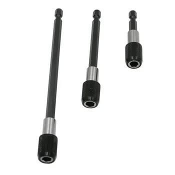 2018 New 3pc Hex Quick Release Screwdriver Electric Drill Bit Holder Extension Rod Home Tool Accessoreis 
2018 New 3pc Hex Quick Release Screwdriver Electric Drill Bit Holder Extension Rod Home Tool Accessoreis