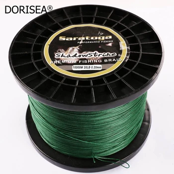 DORISEA 10000M Super Big Spool Roll 8 Strands SARATOGA 20LB 30LB 40LB 100% PE Braided Fishing line
DORISEA 10000M Super Big Spool Roll 8 Strands SARATOGA 20LB 30LB 40LB 100% PE Braided Fishing line
