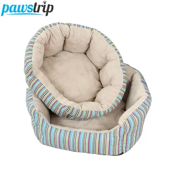 pawstrip 3 Size Stripe Round Dog Bed Winter Soft Fleece Cat Beds Warm Puppy Nest Bed Canvas Oxford Bottom Pet Bed For Small Dogs
pawstrip 3 Size Stripe Round Dog Bed Winter Soft Fleece Cat Beds Warm Puppy Nest Bed Canvas Oxford Bottom Pet Bed For Small Dogs
