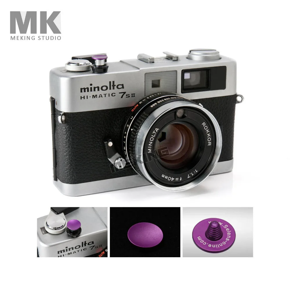 Selens Colorful Digital Camera Soft Shutter Button with screw SE-SB-C06 Purple Concave
Selens Colorful Digital Camera Soft Shutter Button with screw SE-SB-C06 Purple Concave