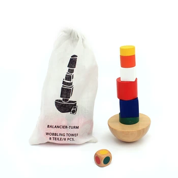 Wooden Geometric Blocks kids Balancing Game Toys 8Pcs Stacking Blocks Cloth Learning Educational Toy For Children Family Game
Wooden Geometric Blocks kids Balancing Game Toys 8Pcs Stacking Blocks Cloth Learning Educational Toy For Children Family Game