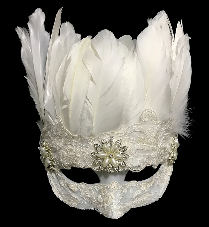 Gothic White Feather Eye Mask Venetian Masquerade Ball Fancy Dress Half Face Masks Accessory Unique
Gothic White Feather Eye Mask Venetian Masquerade Ball Fancy Dress Half Face Masks Accessory Unique