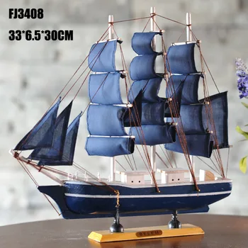 33 cm ship, sailing model, home furnishing articles, wooden carving handicrafts, household Mediterranean
33 cm ship, sailing model, home furnishing articles, wooden carving handicrafts, household Mediterranean