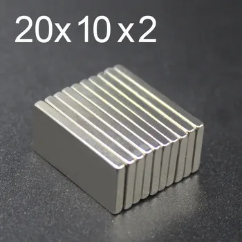 5/10/15/20/50Pcs 20x10x2 Neodymium Magnet 20mm x 10mm x 2 N35 NdFeB Block Super Powerful Strong Permanent Magnetic imanes Disc
5/10/15/20/50Pcs 20x10x2 Neodymium Magnet 20mm x 10mm x 2 N35 NdFeB Block Super Powerful Strong Permanent Magnetic imanes Disc