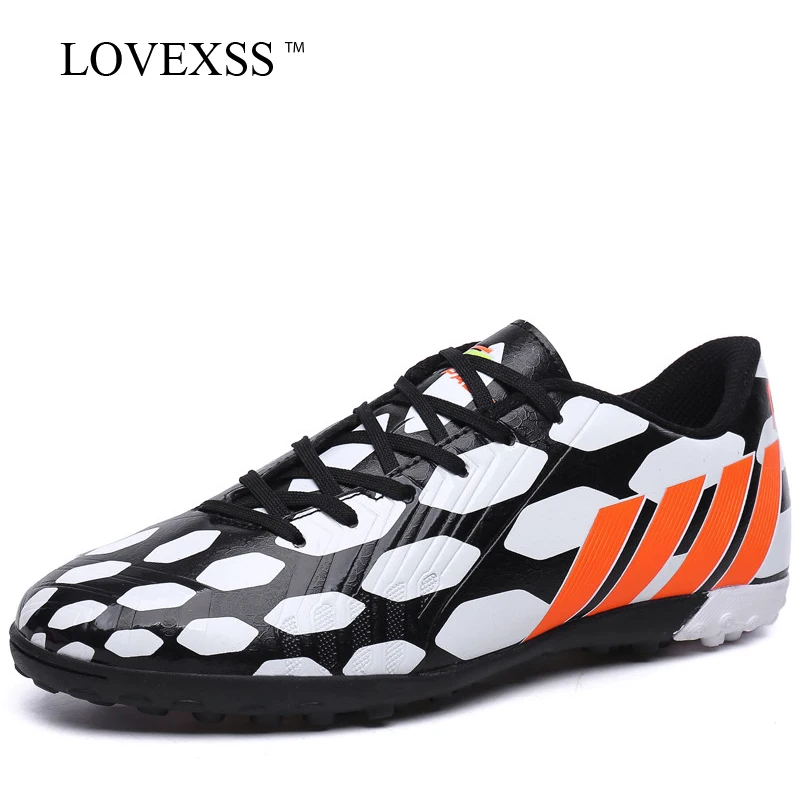 Image LOVEXSS Lovers Soccer Shoes Colcr Men Massage Non slip Outdoors Sneakers Youth Black Blue Plus Size 35   44 Running Shoes