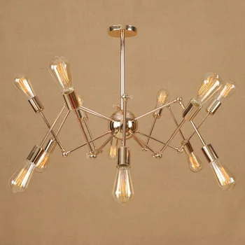Europe Gold silver spider chandelier 6-16 head Modern simple wrought Iron creative Ceiling hanging lamp for restaurant cafe deco
Europe Gold silver spider chandelier 6-16 head Modern simple wrought Iron creative Ceiling hanging lamp for restaurant cafe deco