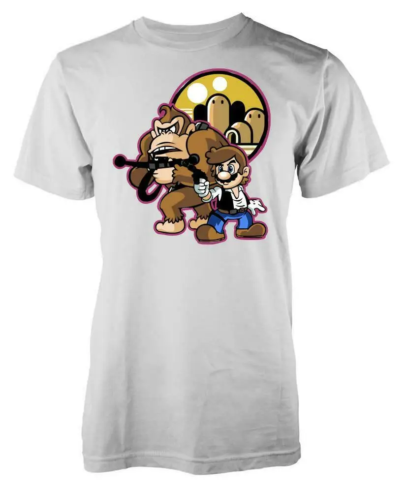 Mario Donkey Kong Chewbacca Hans Solo Mash Up Adult T Shirt Men Women Unisex Fashion tshirt Free Shipping
Mario Donkey Kong Chewbacca Hans Solo Mash Up Adult T Shirt Men Women Unisex Fashion tshirt Free Shipping