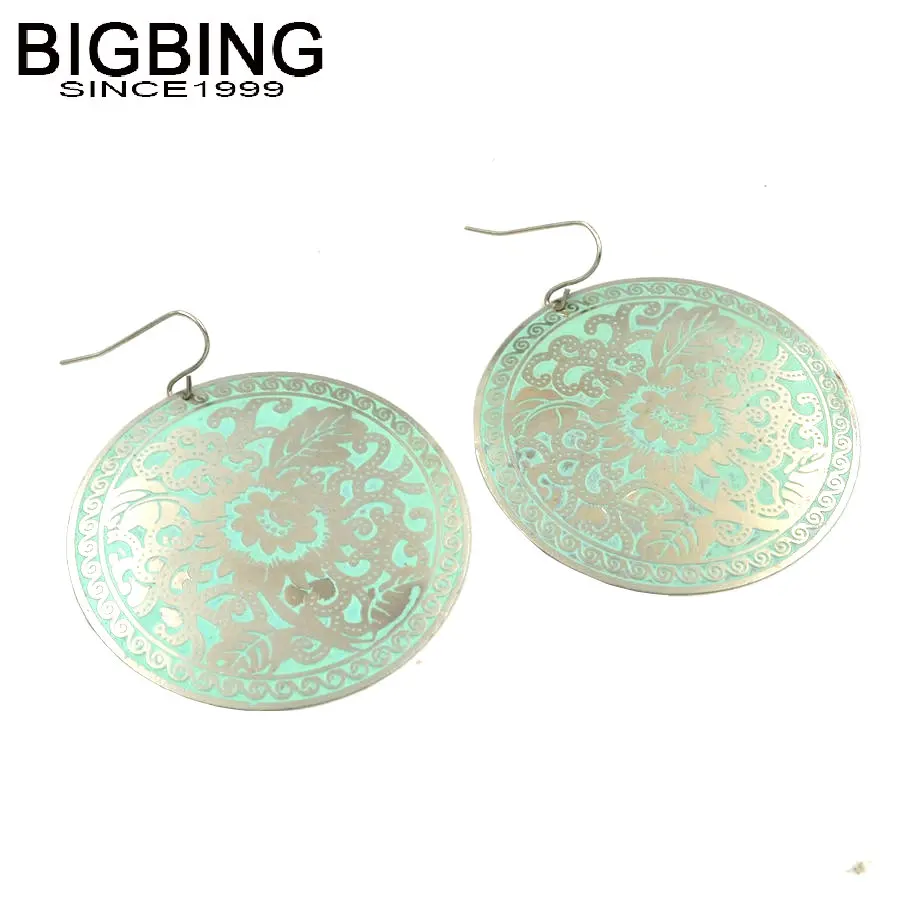 R039 BIGBING jewelry fashion flower green round dangle earring fashion earring jewelry good quality nickel free
R039 BIGBING jewelry fashion flower green round dangle earring fashion earring jewelry good quality nickel free