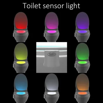 Bathroom Accessories Automatic Seat Sensor Light LED Toilet Sensor Light Toilet Seat Lighting Toilet Lamp Home Bathroom Kit
Bathroom Accessories Automatic Seat Sensor Light LED Toilet Sensor Light Toilet Seat Lighting Toilet Lamp Home Bathroom Kit
