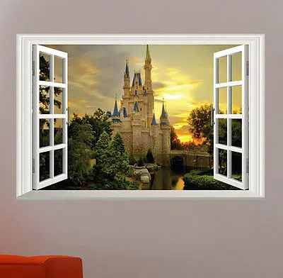 3D Castle Tower Window View Removable Wall Stickers Art Vinyl Decal Decor Mural DIY
3D Castle Tower Window View Removable Wall Stickers Art Vinyl Decal Decor Mural DIY