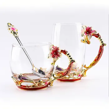 Crown enamel glass coffee mugs tea cups and mugs heat resistant glasses water home office drinkware lovers gift
Crown enamel glass coffee mugs tea cups and mugs heat resistant glasses water home office drinkware lovers gift