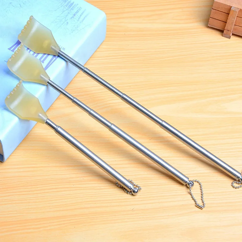 NEW Stainless Steel Telescopic Portable Adjustable Size Pen ClipTelescopic Back Scratcher Itch Scratch Massage Tool
NEW Stainless Steel Telescopic Portable Adjustable Size Pen ClipTelescopic Back Scratcher Itch Scratch Massage Tool