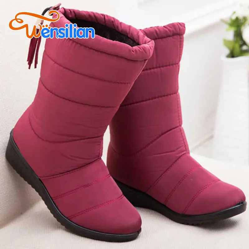 Winter Women Snow Boots Mid-calf Down Boots Female High Bota Waterproof Ladies Winter Shoes Woman Plus Size Zapatos De Mujer
Winter Women Snow Boots Mid-calf Down Boots Female High Bota Waterproof Ladies Winter Shoes Woman Plus Size Zapatos De Mujer