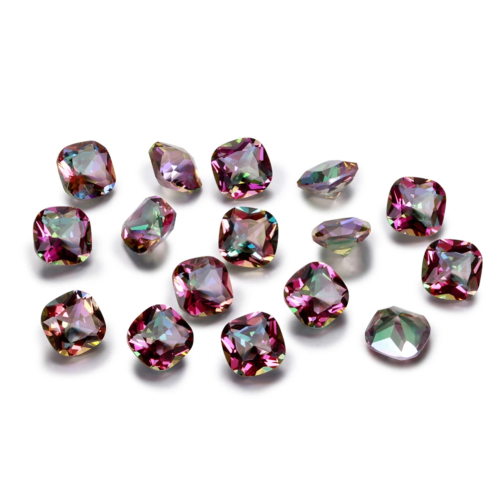 Natural Rosa Turmalina 1 Mm Corte Redondo Joya Piedra Preciosa