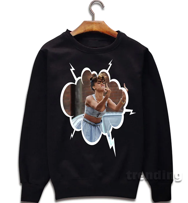 2017 Man woman cotton thick fleece autumn winter warm Rihanna 3D Hoodies Sweats Funny hoodie coat top sweatshirt gift
2017 Man woman cotton thick fleece autumn winter warm Rihanna 3D Hoodies Sweats Funny hoodie coat top sweatshirt gift