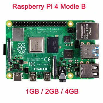 In Stock Raspberry Pi 4B 4 Model B 1GB 2GB 4GB RAM of LPDDR4 SDRAM 1.5GHz 64-bit Quad-core
In Stock Raspberry Pi 4B 4 Model B 1GB 2GB 4GB RAM of LPDDR4 SDRAM 1.5GHz 64-bit Quad-core