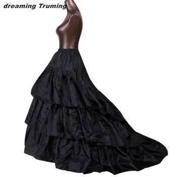 In Stock White Black Long Train Petticoat For Tail Wedding Underwear Crinoline Underskirt For Bridal Dress 2019
In Stock White Black Long Train Petticoat For Tail Wedding Underwear Crinoline Underskirt For Bridal Dress 2019