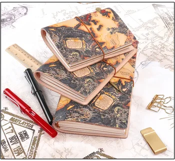 Personalized Travel Notebook Vegetable-Tanned Leather Custom Printed Cover Logo Vintage map cover journal
Personalized Travel Notebook Vegetable-Tanned Leather Custom Printed Cover Logo Vintage map cover journal