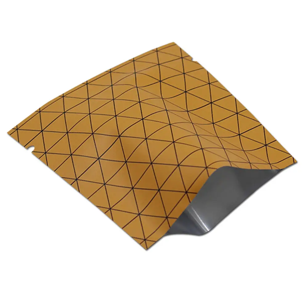 Orange Stripe Pure Mylar Foil Bags Heat sealed Vacuum Pack Bags Open Top Food Grade Package Bag Storage Bag With Stripe Pattern
Orange Stripe Pure Mylar Foil Bags Heat sealed Vacuum Pack Bags Open Top Food Grade Package Bag Storage Bag With Stripe Pattern