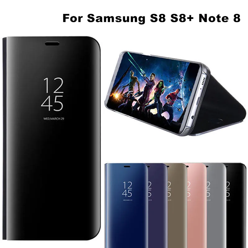 Luxury Mirror Slim Leather Flip Smart View Case Clear View Standing Hard Back Cover For Samsung Galaxy S8 S8+ S8 Plus Note 8
Luxury Mirror Slim Leather Flip Smart View Case Clear View Standing Hard Back Cover For Samsung Galaxy S8 S8+ S8 Plus Note 8