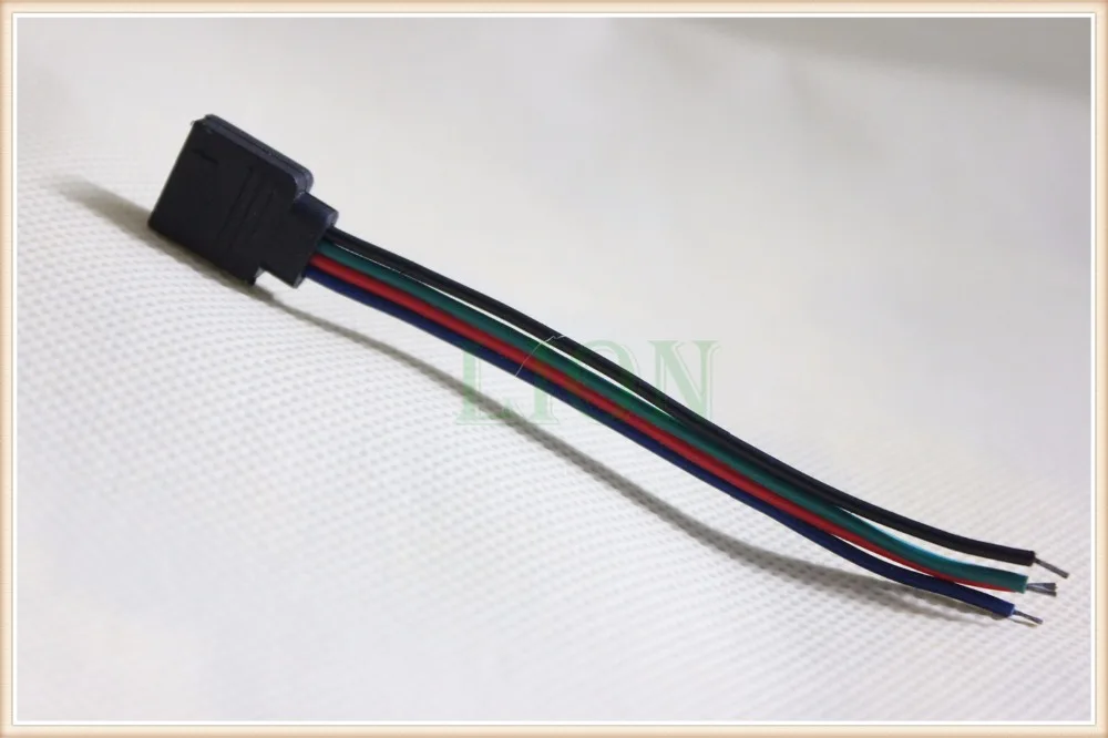 4pin Male connector cable For RGB smd led strip light easy install No Need Soldering
4pin Male connector cable For RGB smd led strip light easy install No Need Soldering