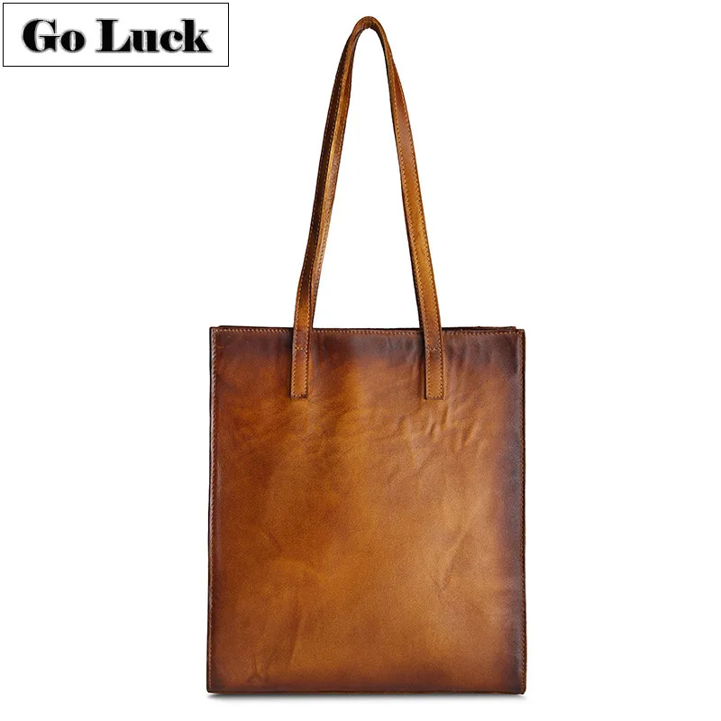 GO-LUCK Brand Genuine Leather Top-handle Handbag Tote Unisex Single Shoulder Bag Men n Women Travel Shopping Pack
GO-LUCK Brand Genuine Leather Top-handle Handbag Tote Unisex Single Shoulder Bag Men n Women Travel Shopping Pack