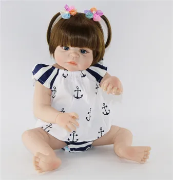 Real baby Reborn dolls bebe girl 23' Lifelike Soft Silicone Babies Reborn Baby Doll Toys For Children Christmas Gift
Real baby Reborn dolls bebe girl 23' Lifelike Soft Silicone Babies Reborn Baby Doll Toys For Children Christmas Gift