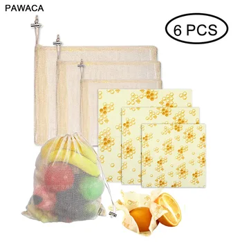 3Pcs Reusable Silicone Wrap Seal Food Fresh Keeping Wrap Lid Cover Stretch Vacuum Food Wrap Beeswax Cloth + 3PCS Mesh Bag
3Pcs Reusable Silicone Wrap Seal Food Fresh Keeping Wrap Lid Cover Stretch Vacuum Food Wrap Beeswax Cloth + 3PCS Mesh Bag
