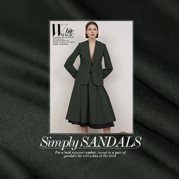 New army green twill worsted high-end wool spring and autumn suits high-end clothing custom fabric was temperament
New army green twill worsted high-end wool spring and autumn suits high-end clothing custom fabric was temperament