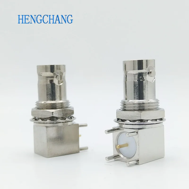 10pcs/lot 5pin copper plating nickel RF Coaxial Connector BNC Female socket bulkhead Right Angle PCB Mount BNC Connector
10pcs/lot 5pin copper plating nickel RF Coaxial Connector BNC Female socket bulkhead Right Angle PCB Mount BNC Connector
