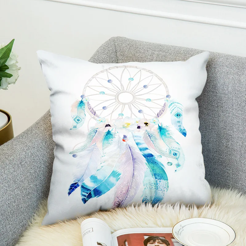 Dreamcatcher Cushion Cover 45x45cm Dream Catcher Pillow Case Polyester Pillowcase Home Decorative Throw Pillow Cover for Sofa
Dreamcatcher Cushion Cover 45x45cm Dream Catcher Pillow Case Polyester Pillowcase Home Decorative Throw Pillow Cover for Sofa