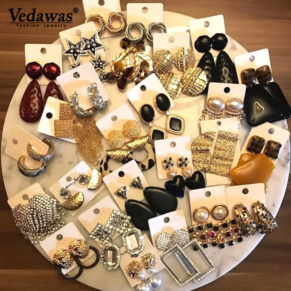 Vedawas ZA Handmade Statement Earrings Dangle Water Drop Earrings for Women Crystal Jewelry Engagement Gifts Wholesale xg2519
Vedawas ZA Handmade Statement Earrings Dangle Water Drop Earrings for Women Crystal Jewelry Engagement Gifts Wholesale xg2519