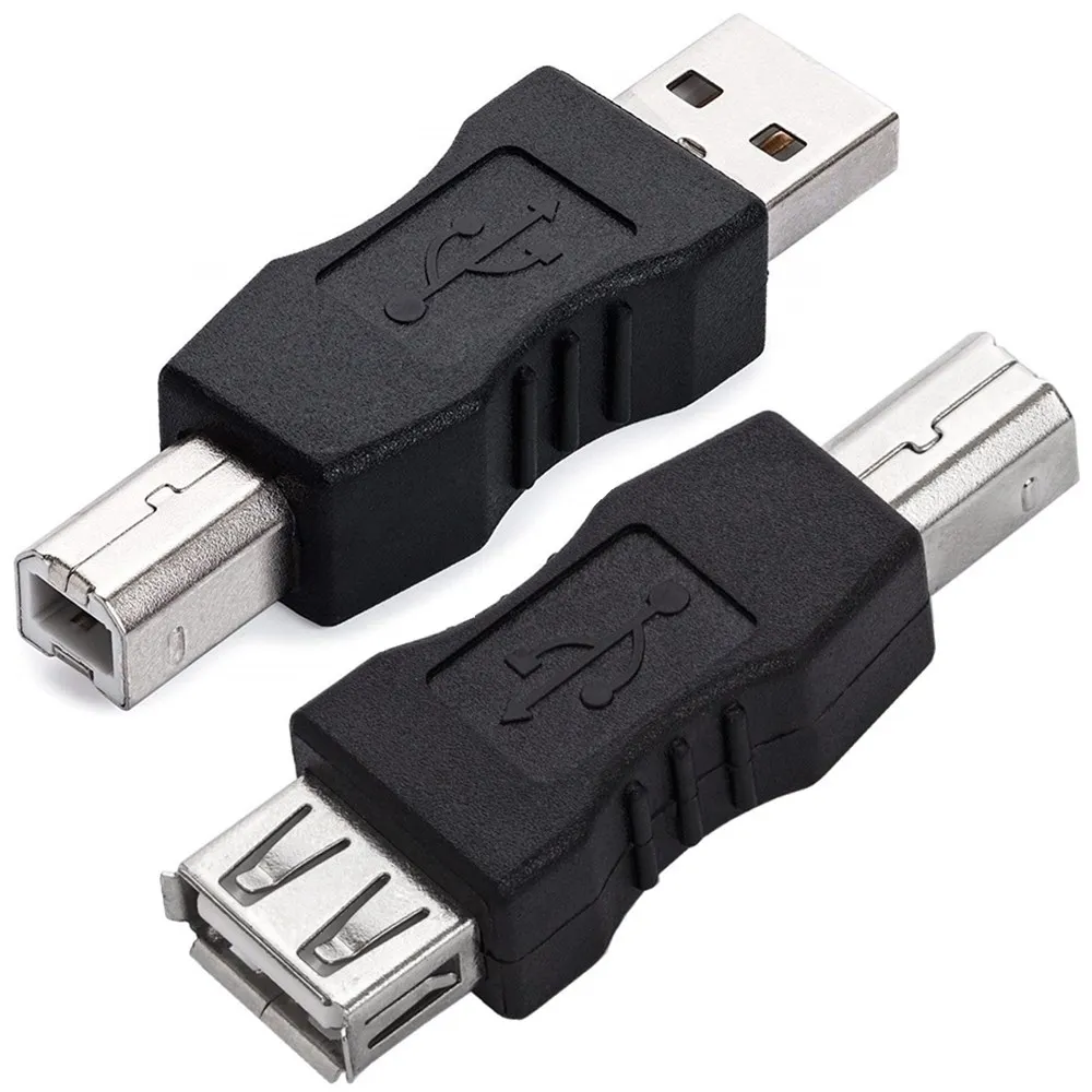 USB Printer Converter USB 2.0 A Female to USB B Printer Adapter Male to Female USB Connector for Computer Printer Scanner
USB Printer Converter USB 2.0 A Female to USB B Printer Adapter Male to Female USB Connector for Computer Printer Scanner