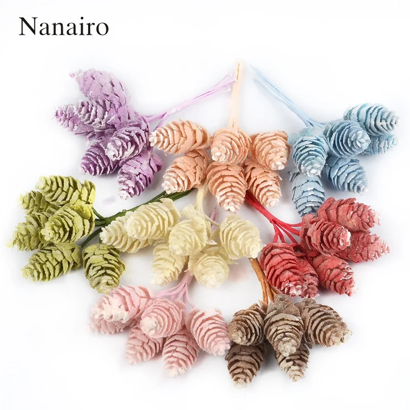 6pcs Artificial Flowers Plastic Pineapple Grass Artificial Pine Nuts Cones for Wedding Christmas Decoration DIY scrapbooking
6pcs Artificial Flowers Plastic Pineapple Grass Artificial Pine Nuts Cones for Wedding Christmas Decoration DIY scrapbooking