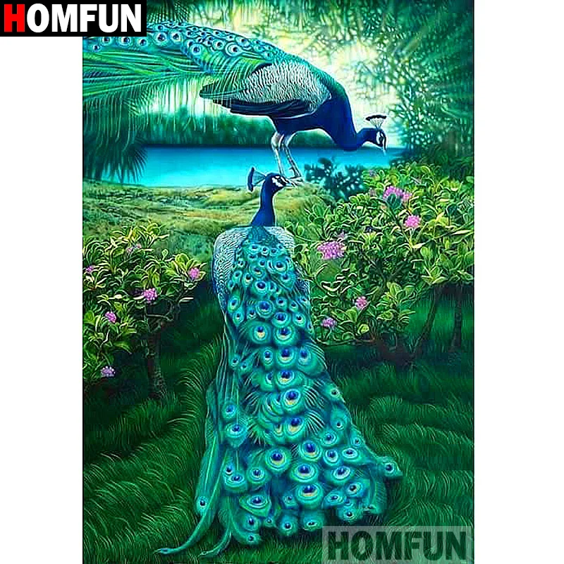HOMFUN Full Square/Round Drill 5D DIY Diamond Painting "Animal peacock" 3D Embroidery Cross Stitch 5D Home Decor A13609
HOMFUN Full Square/Round Drill 5D DIY Diamond Painting "Animal peacock" 3D Embroidery Cross Stitch 5D Home Decor A13609