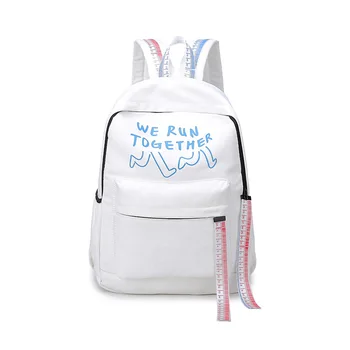 New style ruler decorative shoulder bag Leisure ribbon bagpack personality Canvas Backpack Schoolbag bookbag
New style ruler decorative shoulder bag Leisure ribbon bagpack personality Canvas Backpack Schoolbag bookbag
