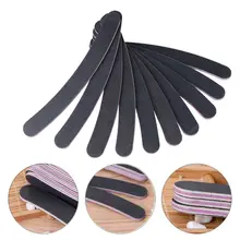 Limes à poncer les ongles tampon de polissage 100/180 manucure pédicure conseils Gel courbe outils(China)