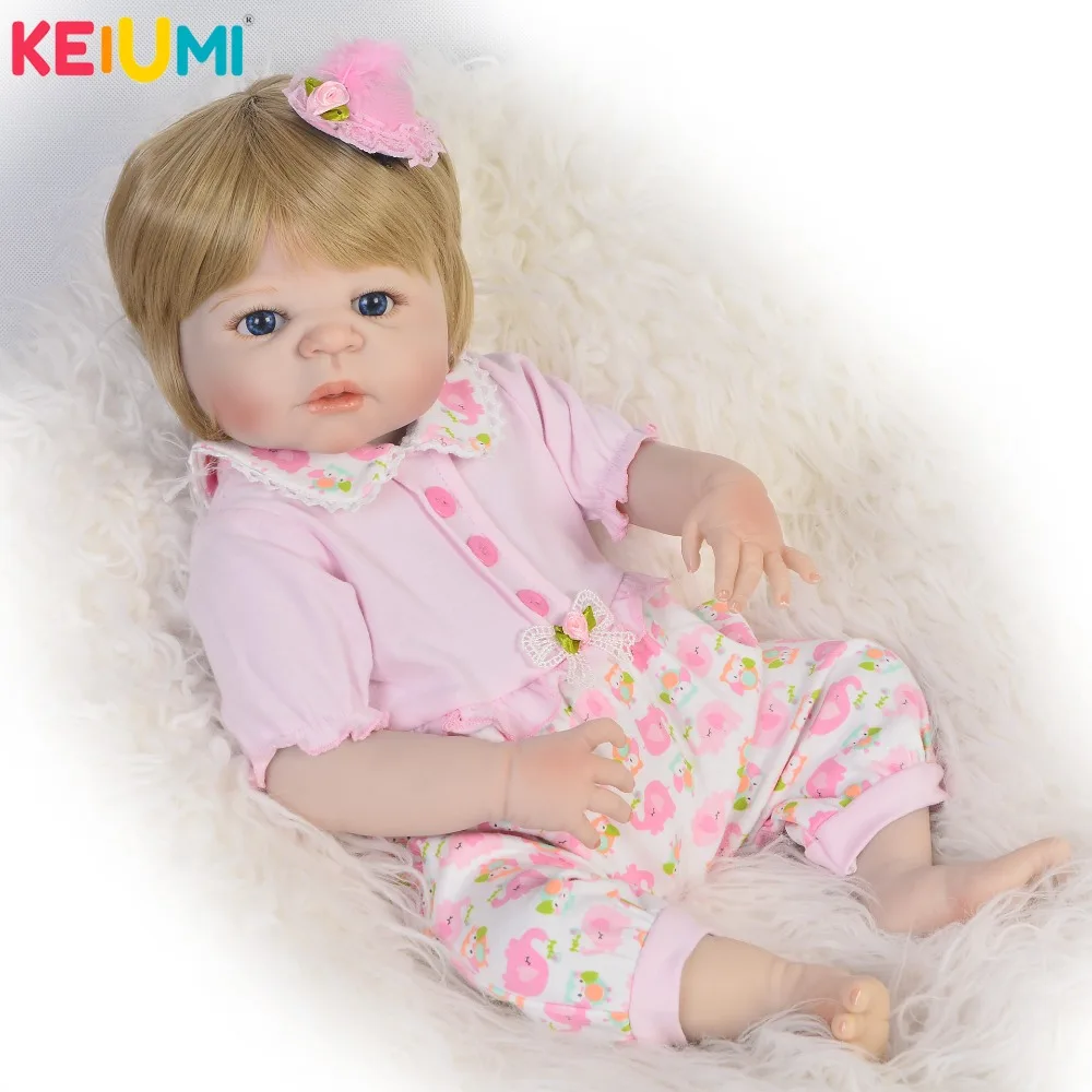 Exclusive 23' 57 cm Reborn Baby Girl Full Silicone Body Reborn Dolls Lifelike Kids Playmate Baby Toys Girl Christmas Gifts
Exclusive 23' 57 cm Reborn Baby Girl Full Silicone Body Reborn Dolls Lifelike Kids Playmate Baby Toys Girl Christmas Gifts