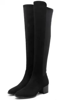 Sapato Feminino Women Boots Over The Knee Shoes Woman Square High Heels Autumn Spring Booties Rome Slip On Chaussures XZ181618
Sapato Feminino Women Boots Over The Knee Shoes Woman Square High Heels Autumn Spring Booties Rome Slip On Chaussures XZ181618
