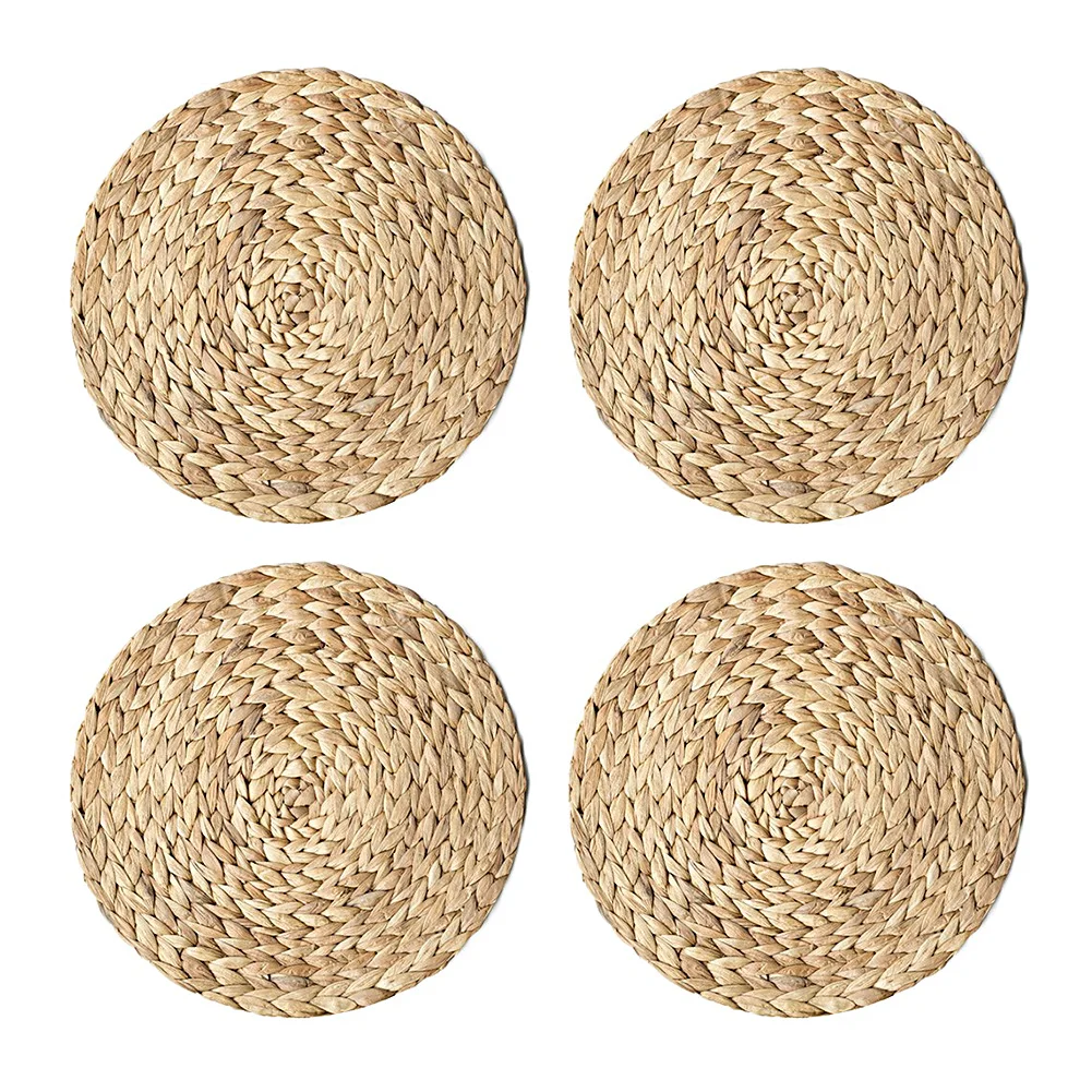 4 Pcs Set Cup Mat Heat Resistant Table Straw Braid Round Woven Eco-friendly Kitchen Gadget Tools Placemats Grass Cushion
4 Pcs Set Cup Mat Heat Resistant Table Straw Braid Round Woven Eco-friendly Kitchen Gadget Tools Placemats Grass Cushion