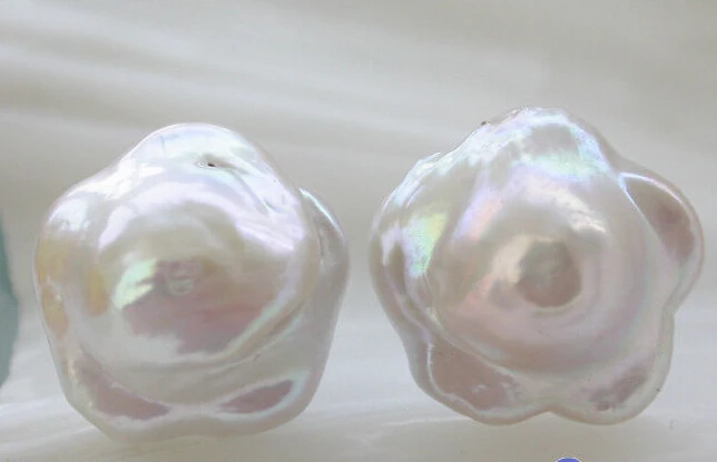 Hot sale Free Shipping>>>>>Nature 17mm plum blossom white keshi reborn pearl stud earring 14KGP
Hot sale Free Shipping>>>>>Nature 17mm plum blossom white keshi reborn pearl stud earring 14KGP