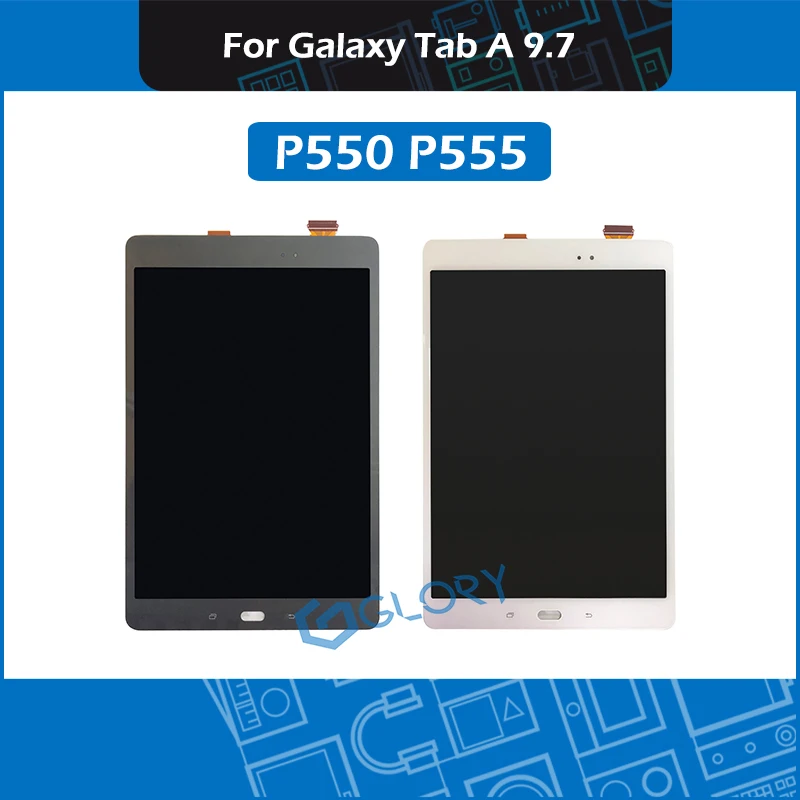 New 9.7" LCD Screen Assembly For Samsung Galaxy Tab A 9.7 P550 P555 LCD Display Touch Screen Digitizer Assembly Replacement
New 9.7" LCD Screen Assembly For Samsung Galaxy Tab A 9.7 P550 P555 LCD Display Touch Screen Digitizer Assembly Replacement