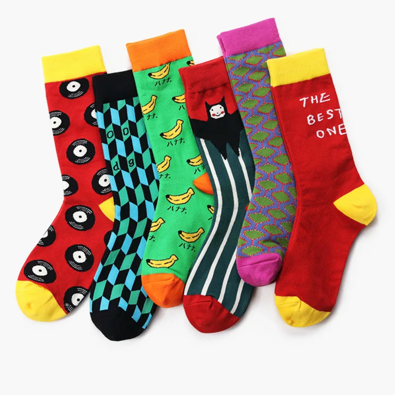 1 Pair Combed Cotton Kawaii Women Socks Funny Cartoon Devil Banana Striped Harajuku Sokken Novelty Colorful Happy Socks
1 Pair Combed Cotton Kawaii Women Socks Funny Cartoon Devil Banana Striped Harajuku Sokken Novelty Colorful Happy Socks