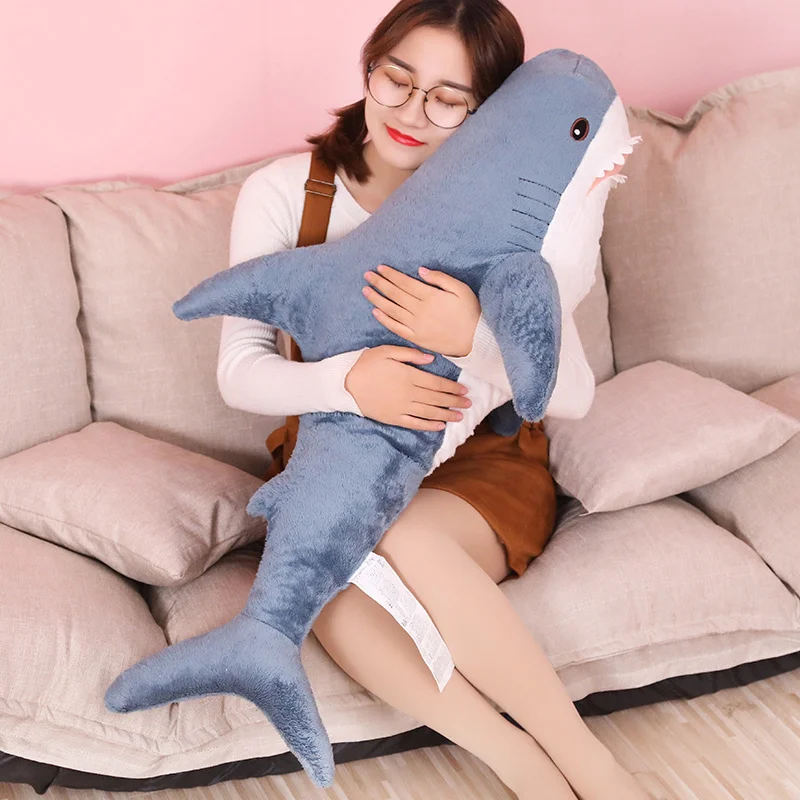 80/100cm Big Size Funny Soft Bite Shark Plush Toy Pillow Appease Cushion Gift For Children
80/100cm Big Size Funny Soft Bite Shark Plush Toy Pillow Appease Cushion Gift For Children